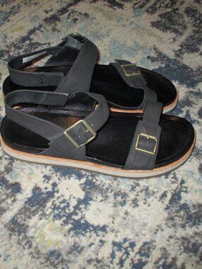 Merrell  Juno Buckle Women’s Black Ankle Strap Sandals Size 41/10US